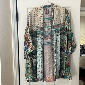 Johnny Was Samira silk Kimono jacket